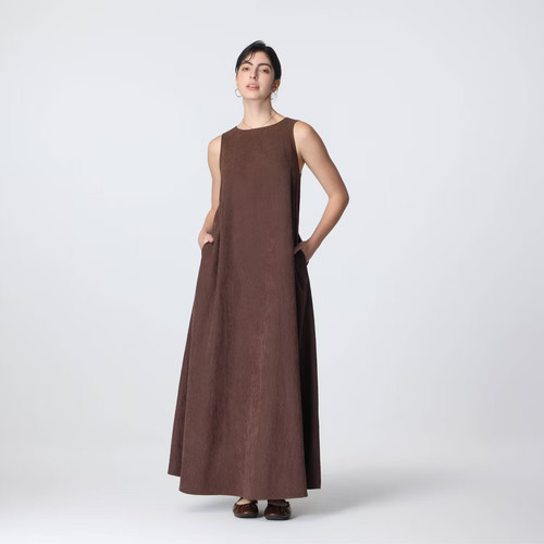 Women sleeveless swing - sleeveless, maxi